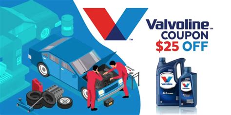 valvoline coupons $25